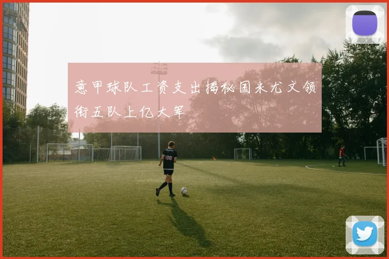 意甲球队工资支出揭秘国米尤文领衔五队上亿大军