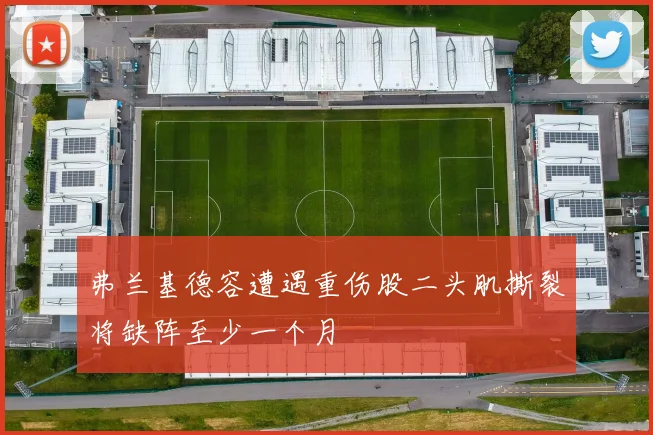 弗兰基德容遭遇重伤股二头肌撕裂将缺阵至少一个月